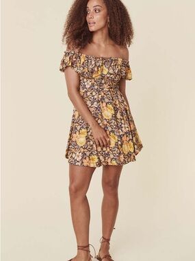 wild bloom mini dress spell Spell wild bloom mini